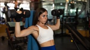 db shoulder press Beginner Strength Training Routine